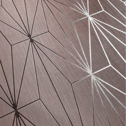 Muriva Kayla Blush and Silver Wallpaper (703012)