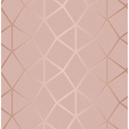 Fine Decor Platinum Foil Blush/Rose Wallpaper (FD42561)