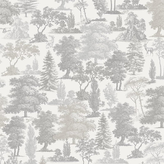 Muriva Oakley Taupe Wallpaper (201501)