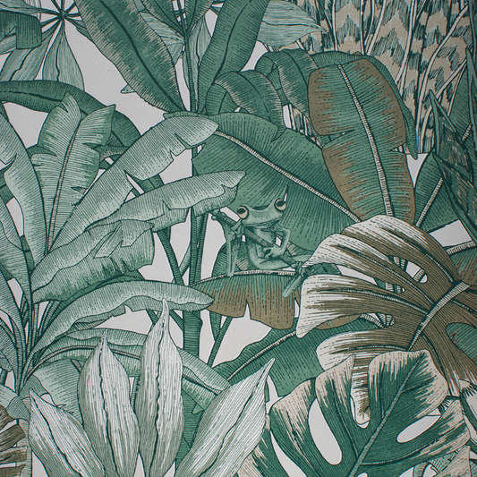 Muriva Lush Forest Green Wallpaper (205502)