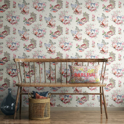 Muriva Painted Kingdom Cream Wallpaper (182542)