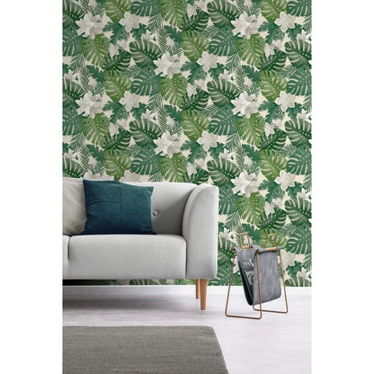 Fine Decor Dimensions Tropical Wallpaper