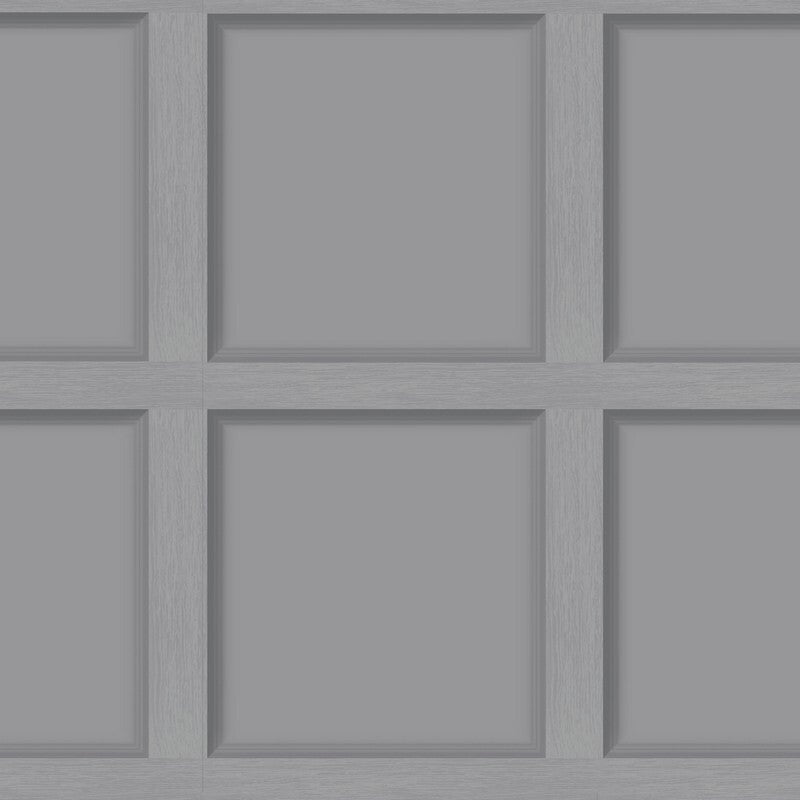 Holden Modern Panel Grey Wallpaper (12981)