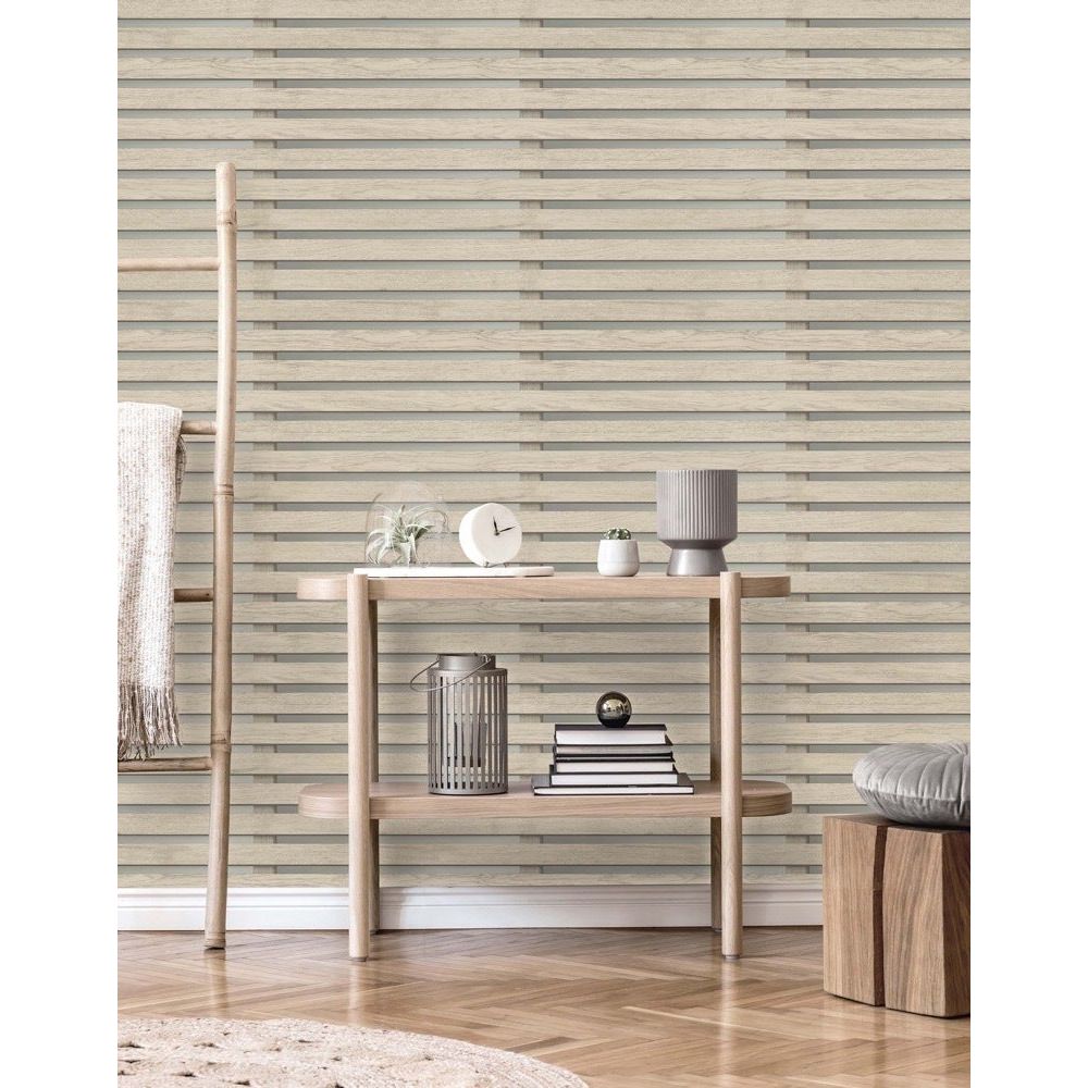 Fine Decor Wood slats grey Wallpaper (FD42997)