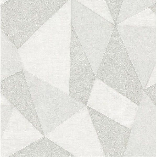 Fine Decor Milano Geo Two Tone Cream/Grey Wallpaper (M95599)