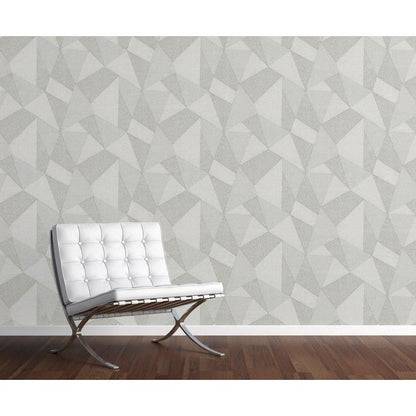 Fine Decor Milano Geo Square Two Tone Wallpaper