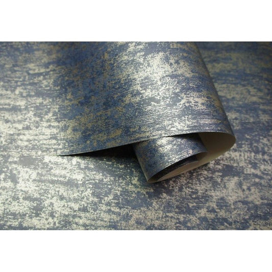 Papier peint Holden Industrial Texture bleu marine (12842)