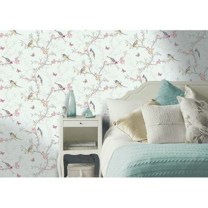 Holden Phoebe Soft Teal Wallpaper (98083)