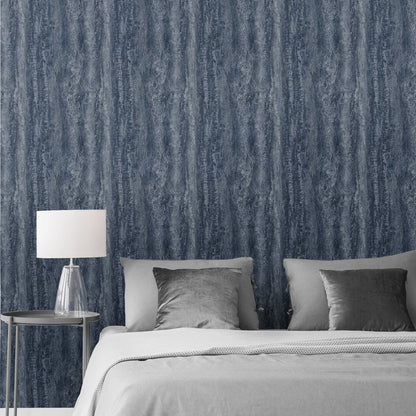 Muriva Eterna Marble Blue Wallpaper (186514)