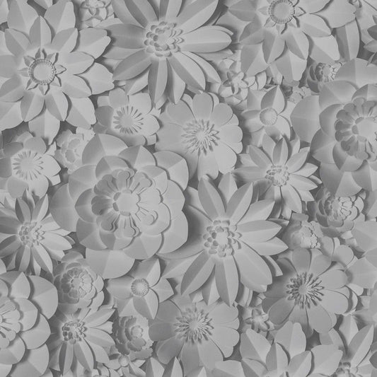Papel pintado floral de dimensiones de decoración fina