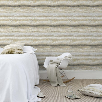 Muriva Semper Marble Gold Wallpaper (189502)