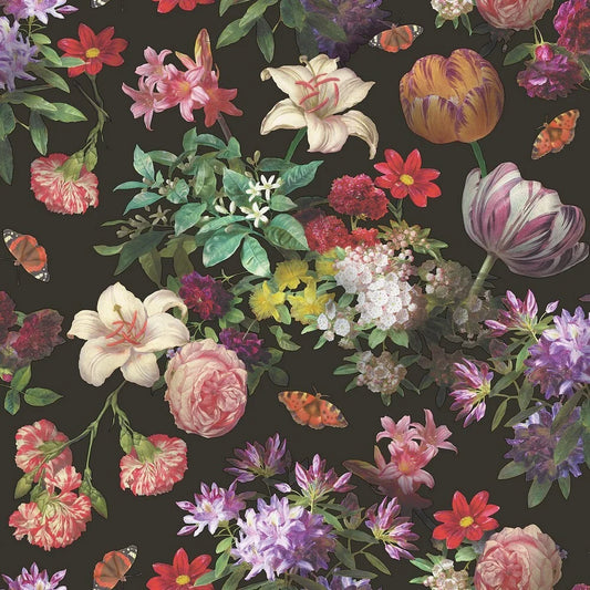 Papel pintado floral Brigette Muriva (337518)