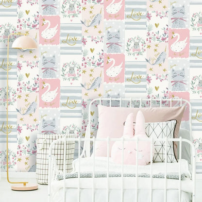 Belgravia Be Kind blush Wallpaper