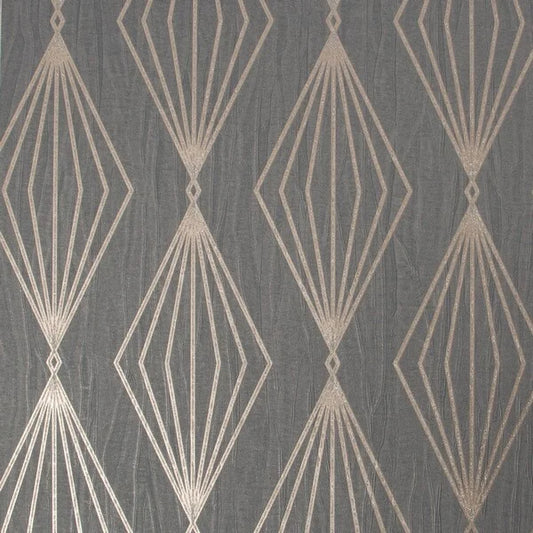 Graham & Brown Marquise Geo Smokey Quartz Wallpaper (111311)