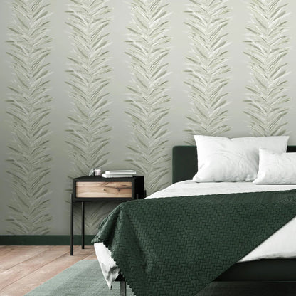 Muriva Dhara Olive Wallpaper (191502)