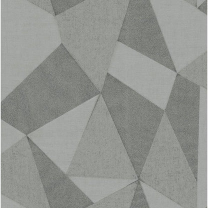 Fine Decor Milano Geo Two Tone Grey Wallpaper (M95601)