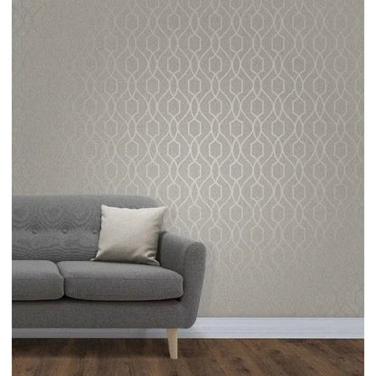 Fine Decor UK Apex Trellis Wallpaper