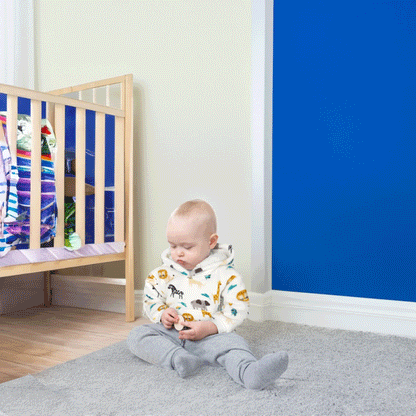 Safari & Sloth Infant Hooded Blanket with Pocket for Toddlers Ages 0-2 Warm Unisex Loungewear by Daisy Dreamer