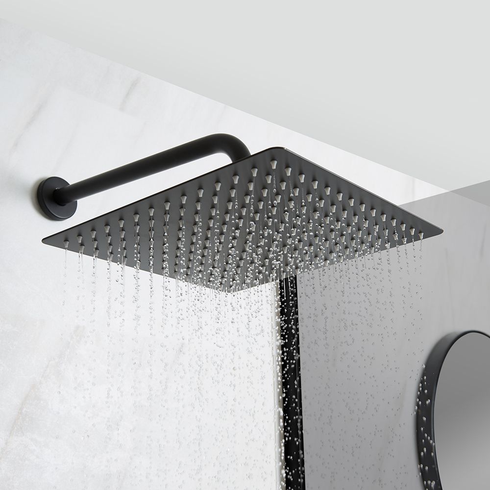 Nero Square Shower Head 300mm