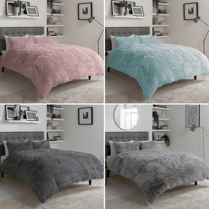 Snuggle & Cuddle Faux Fur Duvet Set for Winter Comfort Extra Soft Bedding with OEKO-TEX Certification Available in Multiple Sizes and Elegant Colours by OLIVIA ROCCO