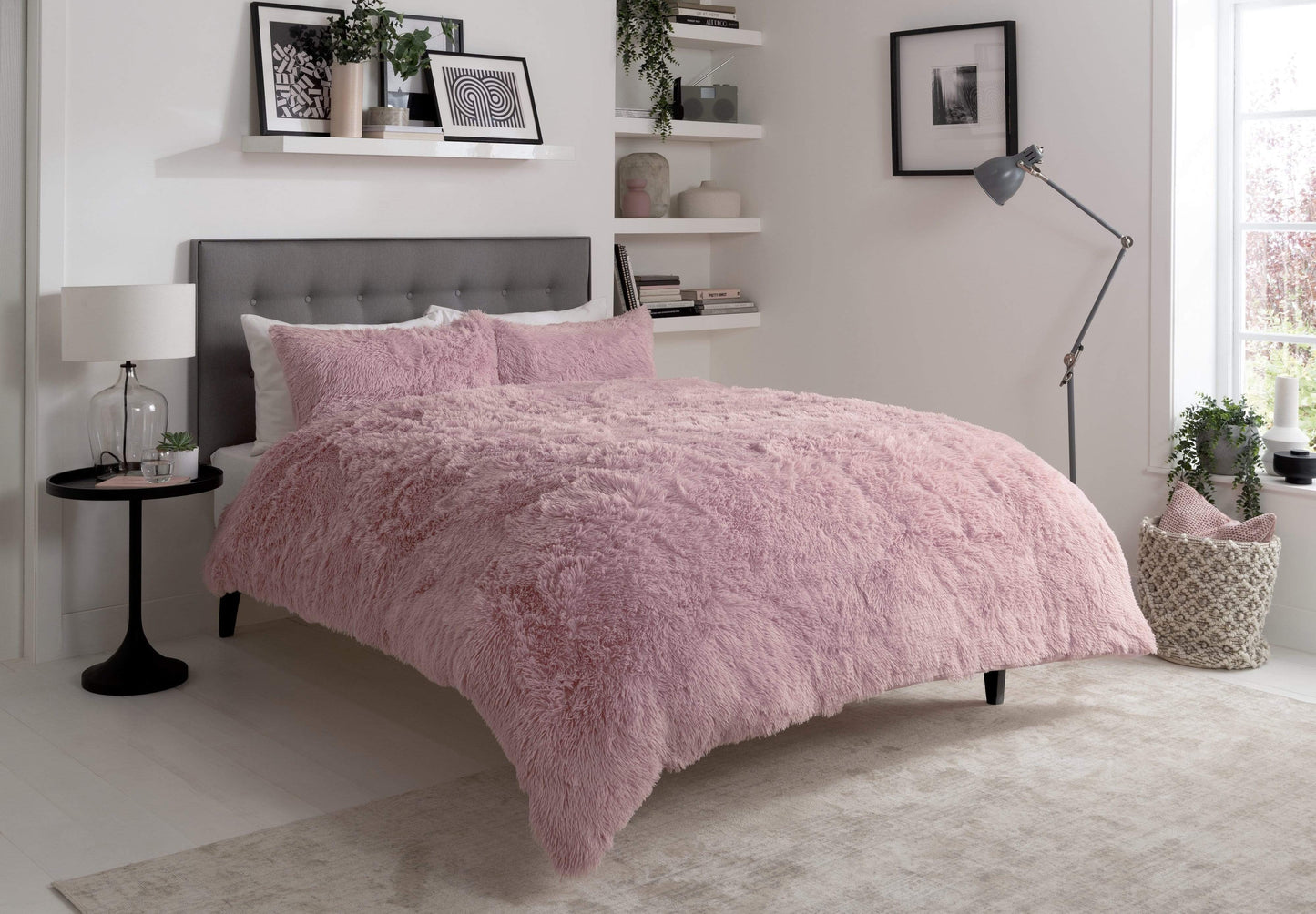 Snuggle & Cuddle Faux Fur Duvet Set for Winter Comfort Extra Soft Bedding with OEKO-TEX Certification Available in Multiple Sizes and Elegant Colours by OLIVIA ROCCO
