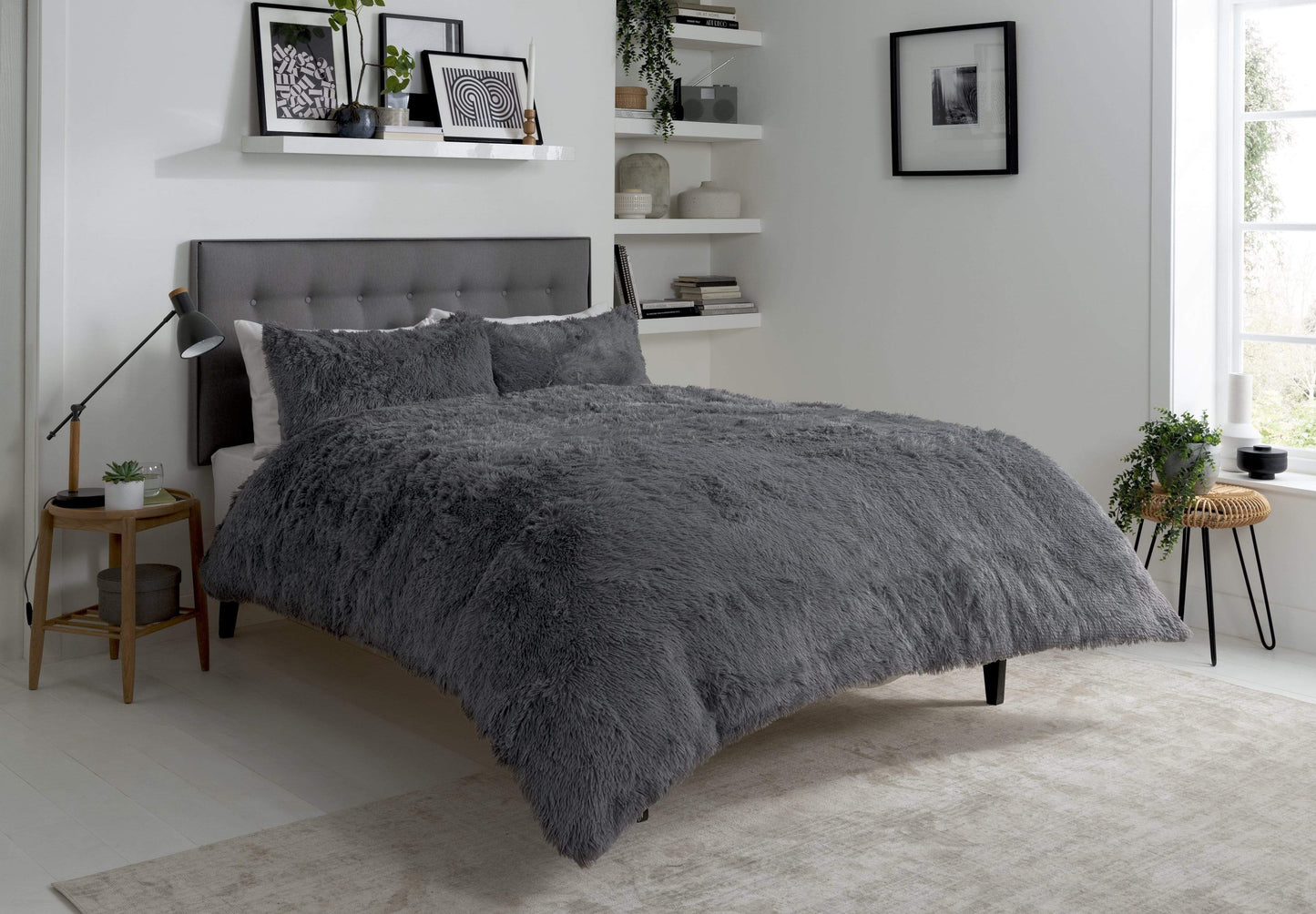 Snuggle & Cuddle Faux Fur Duvet Set for Winter Comfort Extra Soft Bedding with OEKO-TEX Certification Available in Multiple Sizes and Elegant Colours by OLIVIA ROCCO