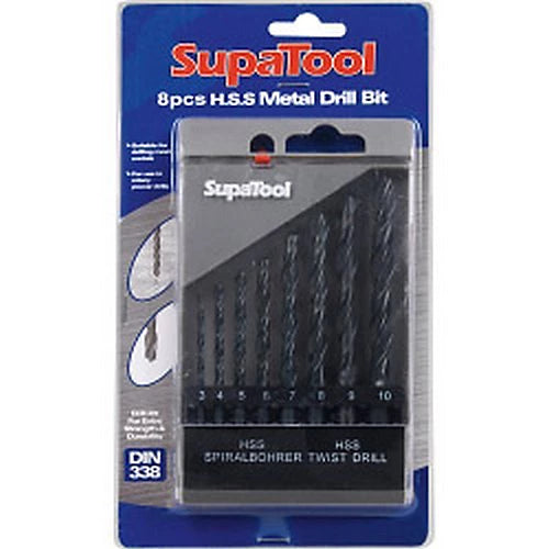SupaTool HSS Metal Drill Bit Set