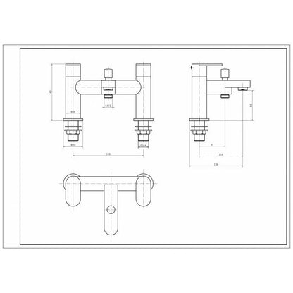 Logik Bath Shower Mixer