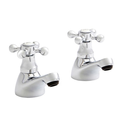 Victory Pair Bath Pillar Taps