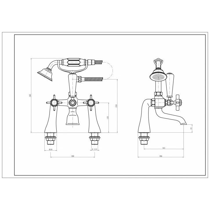 Klassique Bath Shower Mixer