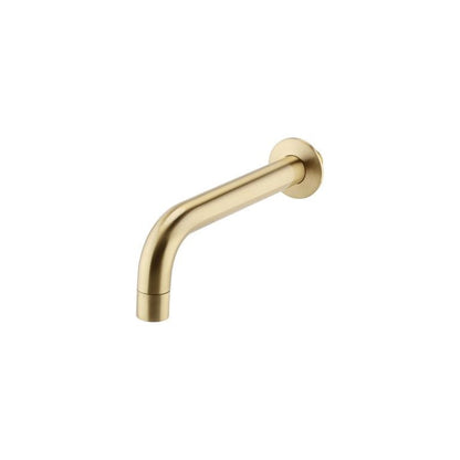 Wall Mounted Bath Spout Brushed Brass