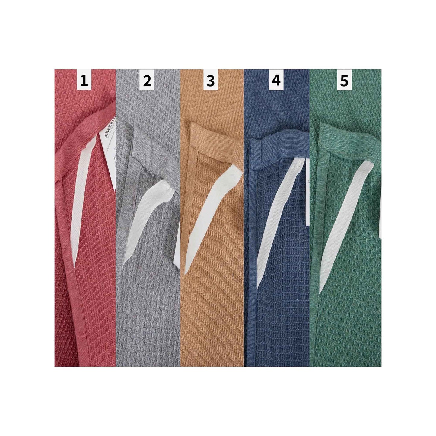 20 Pack Tea Towel Waffle Kitchen Tea Towels Cotton Absorbent Long Lasting Catering Bar Dish Towel, Assorted by OLIVIA ROCCO