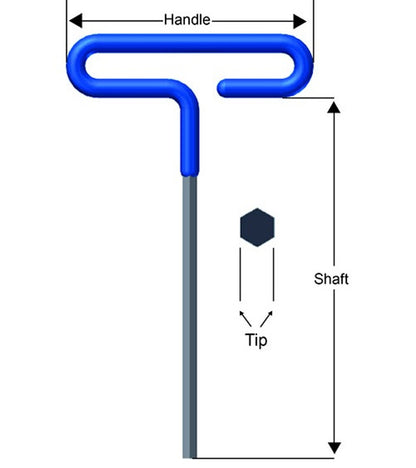 Eklind Metric Hex-T Key Set