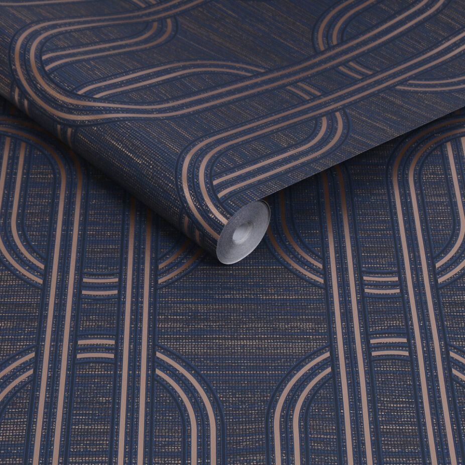 Graham & Brown Indulgent Sapphire Wallpaper (120858)