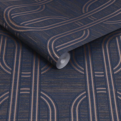 Graham & Brown Indulgent Sapphire Wallpaper (120858)