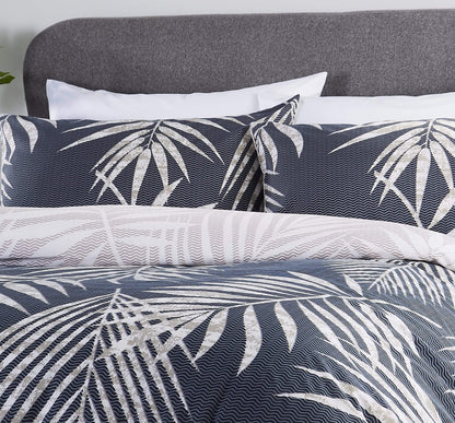 Tropical Leaf Reversible Luxurious Duvet Set Soft Cotton Rich Bedding in Single Double King Sizes with Premium Vibrant Botanical Designs by OLIVIA ROCCO