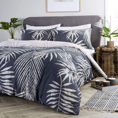 Tropical Leaf Reversible Luxurious Duvet Set Soft Cotton Rich Bedding in Single Double King Sizes with Premium Vibrant Botanical Designs by OLIVIA ROCCO