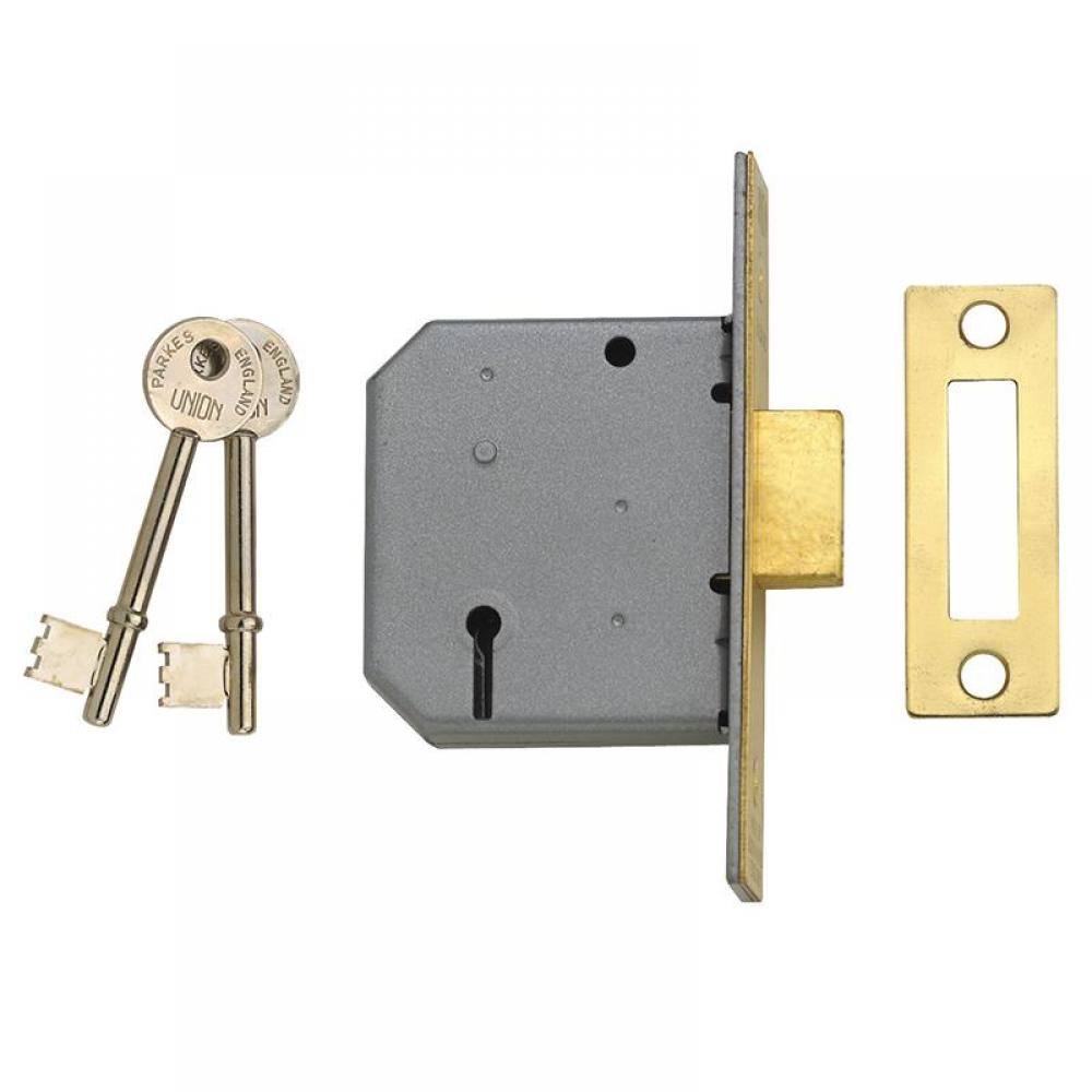 Union 3 Lever Mortice Deadlock
