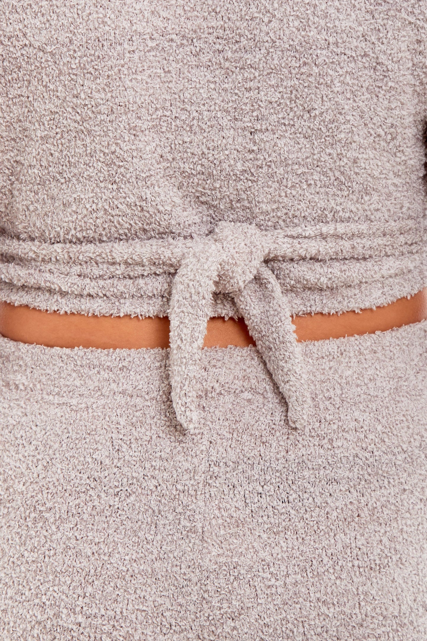 Women's Ultra-Soft Teddy Fleece Loungewear Set with Wrap Top and Stretch Pants Ideal for Lounge and Nightwear by Daisy Dreamer