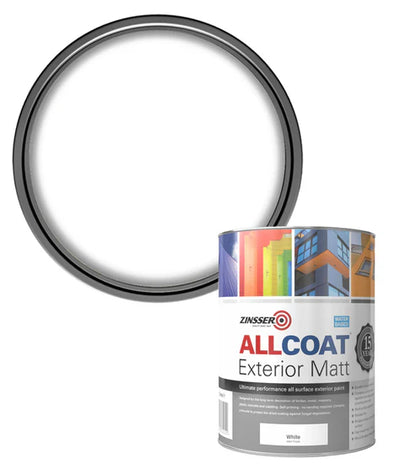 Zinsser Allcoat Exterior Wb Matt Wht 1ltr