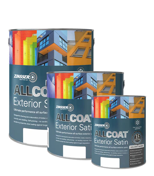 Zinsser Allcoat Exterior Sb Satin Wht