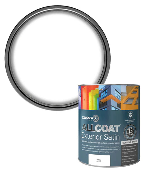 Zinsser Allcoat Exterior Sb Satin Wht