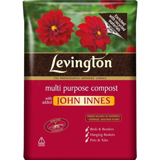 Compost polyvalent Levington 50L - Avec John Innes ajouté