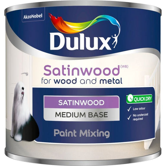 Dulux Colour Mixing 500ml Medium Satinwood Base