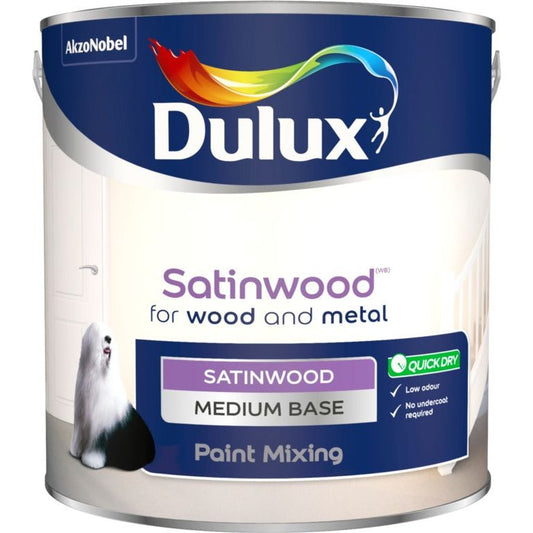 Dulux Colour Mixing 2.5L Medium Satinwood Base