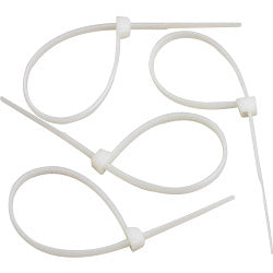 Securlec Cable Ties Pack 100 5mm x 175mm - White