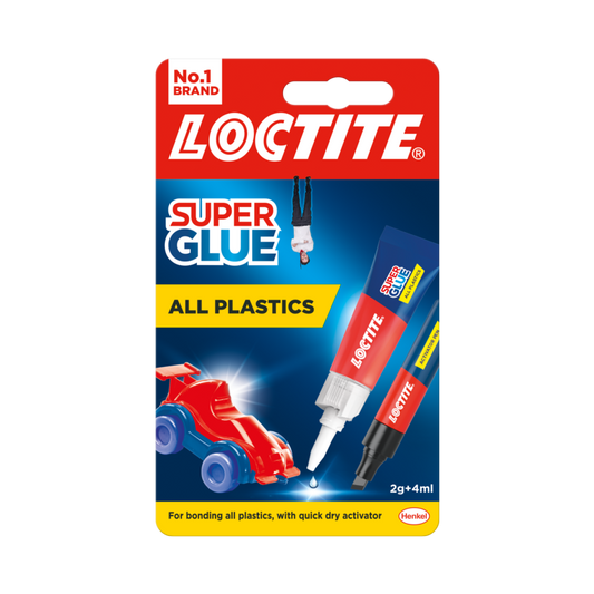 Loctite Super Pegamento Todos Los Plásticos 2g + 4ml