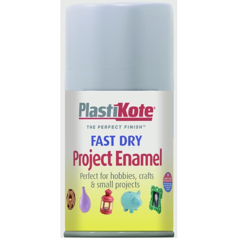 PlastiKote Fast Dry Enamel Aerosol Paint Aluminium - 100ml