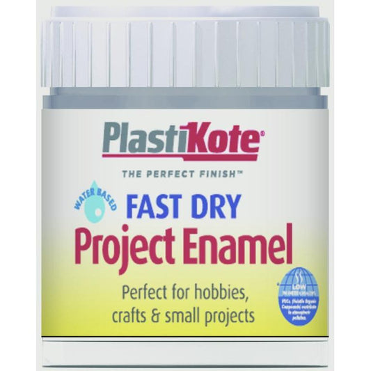 PlastiKote Fast Dry Enamel Brush On Pewter - 59ml Bottle