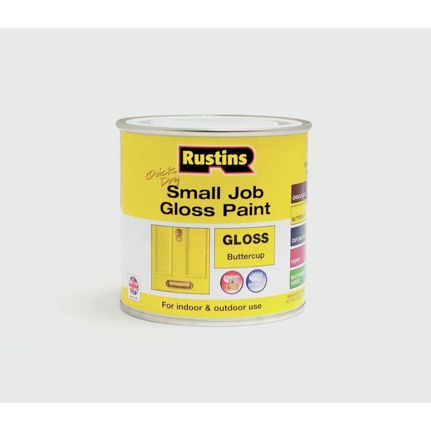 Rustins Quick Dry Small Job Gloss 250ml Buttercup